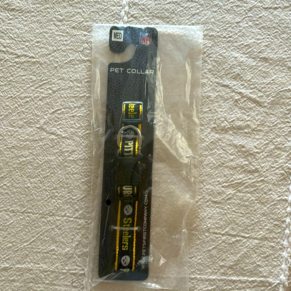 NFL Steelers Pet Collar